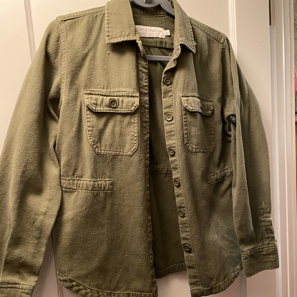 Canvas like light jacket